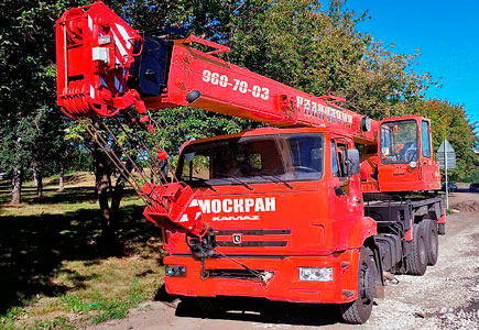 Аренда автокрана Галичанин 16 тонн со стрелой 22 метра в Москве